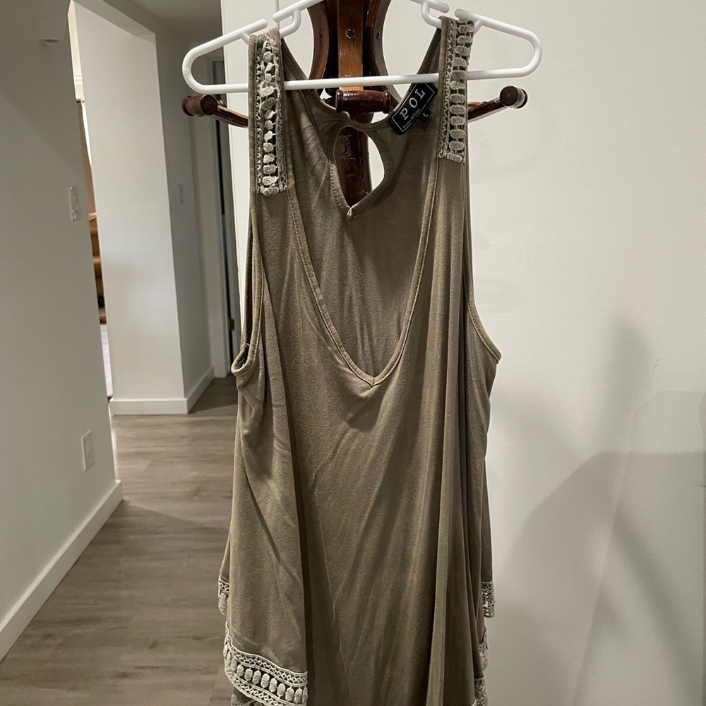 Polo by Ralph Lauren Tan Sleeveless Blouse